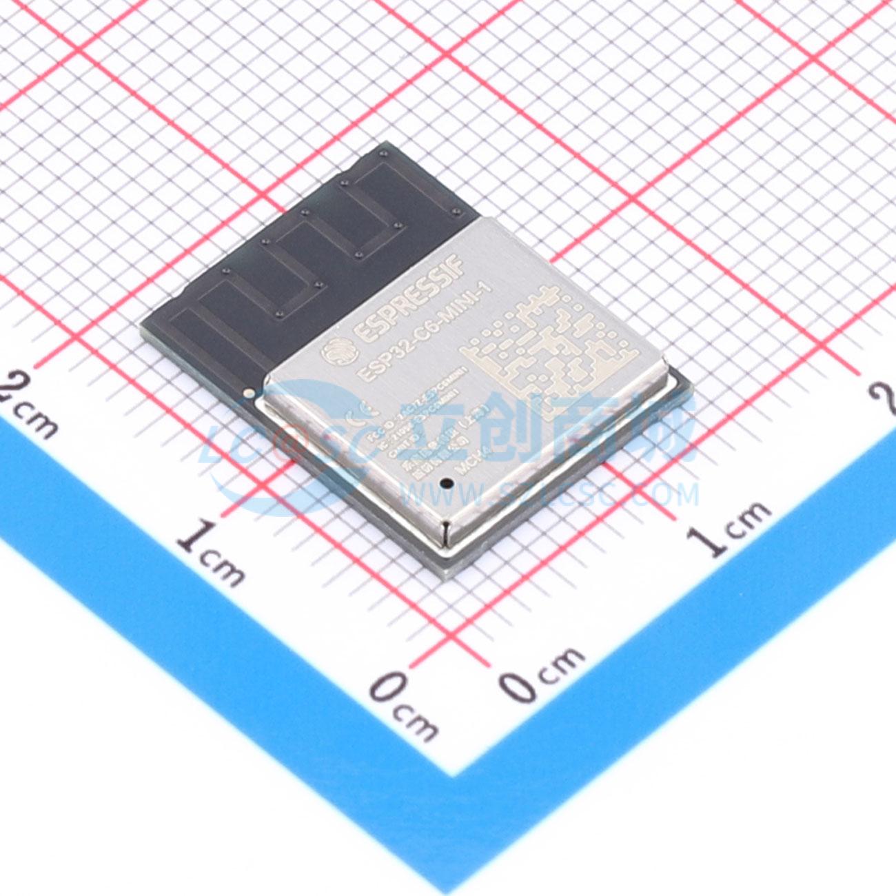 Esp32 C6 - 3 adet ESP32-C6-MINI-1-H4 SMD 16.6x13.2mm WiFi