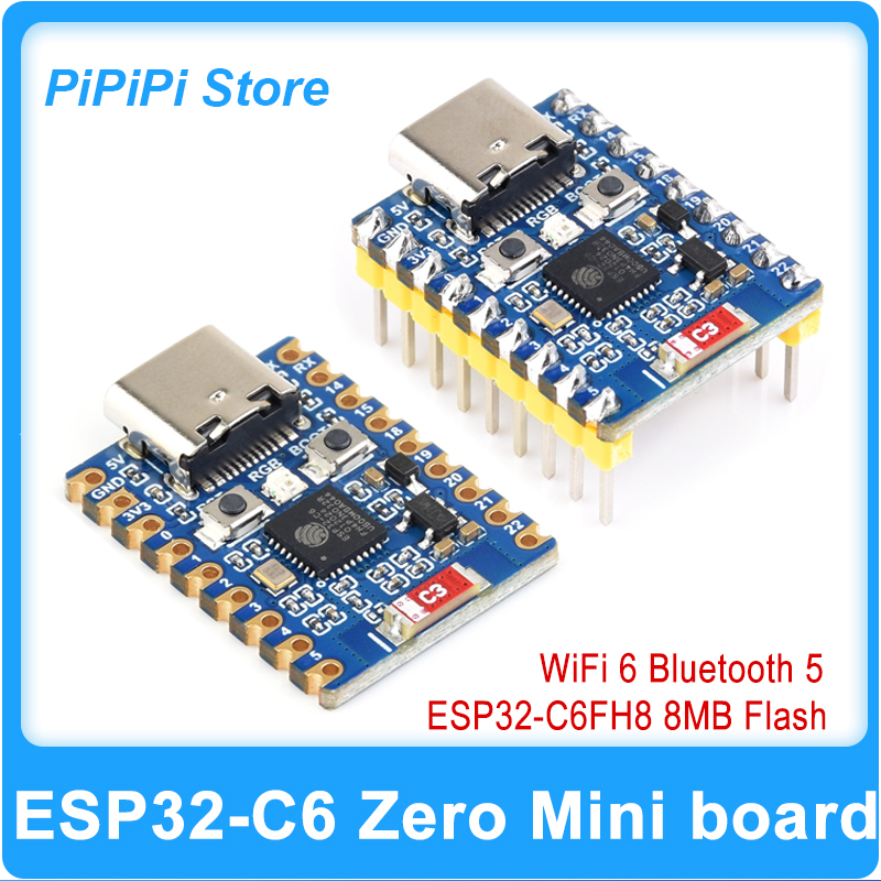Esp32 C6 - ESP32-C6 Zero Süper Mini Geliştirme Kartı,