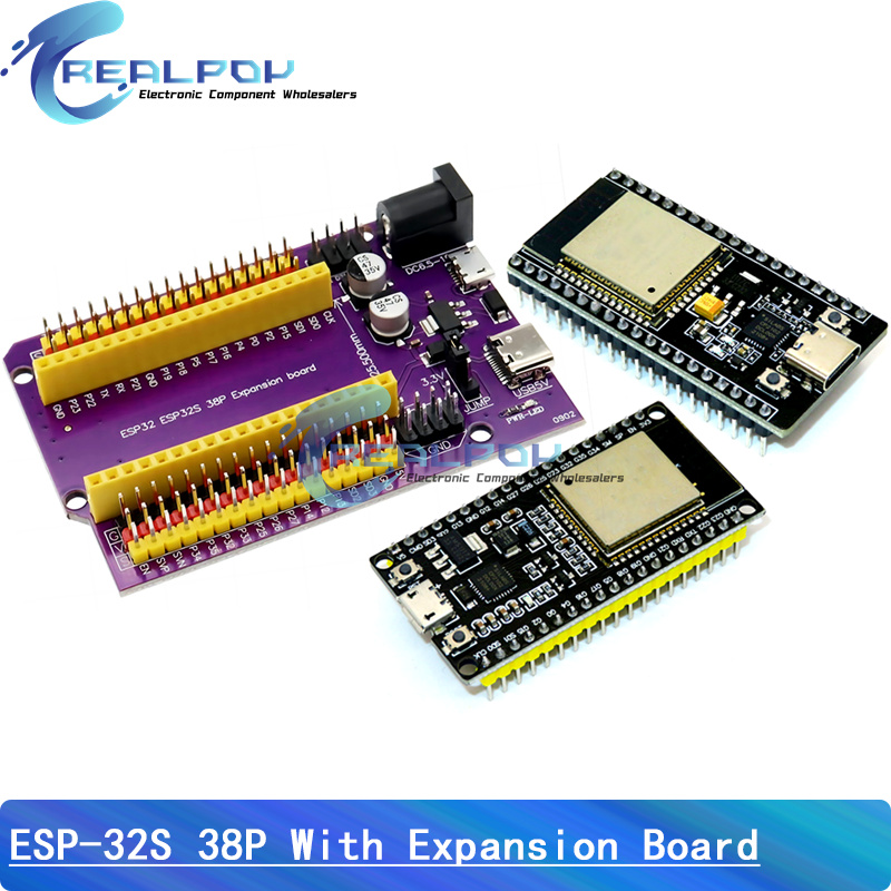 Espressif Esp32 - ESPWROOM32 Geliştirme Kartı TYPE-C / MİKRO