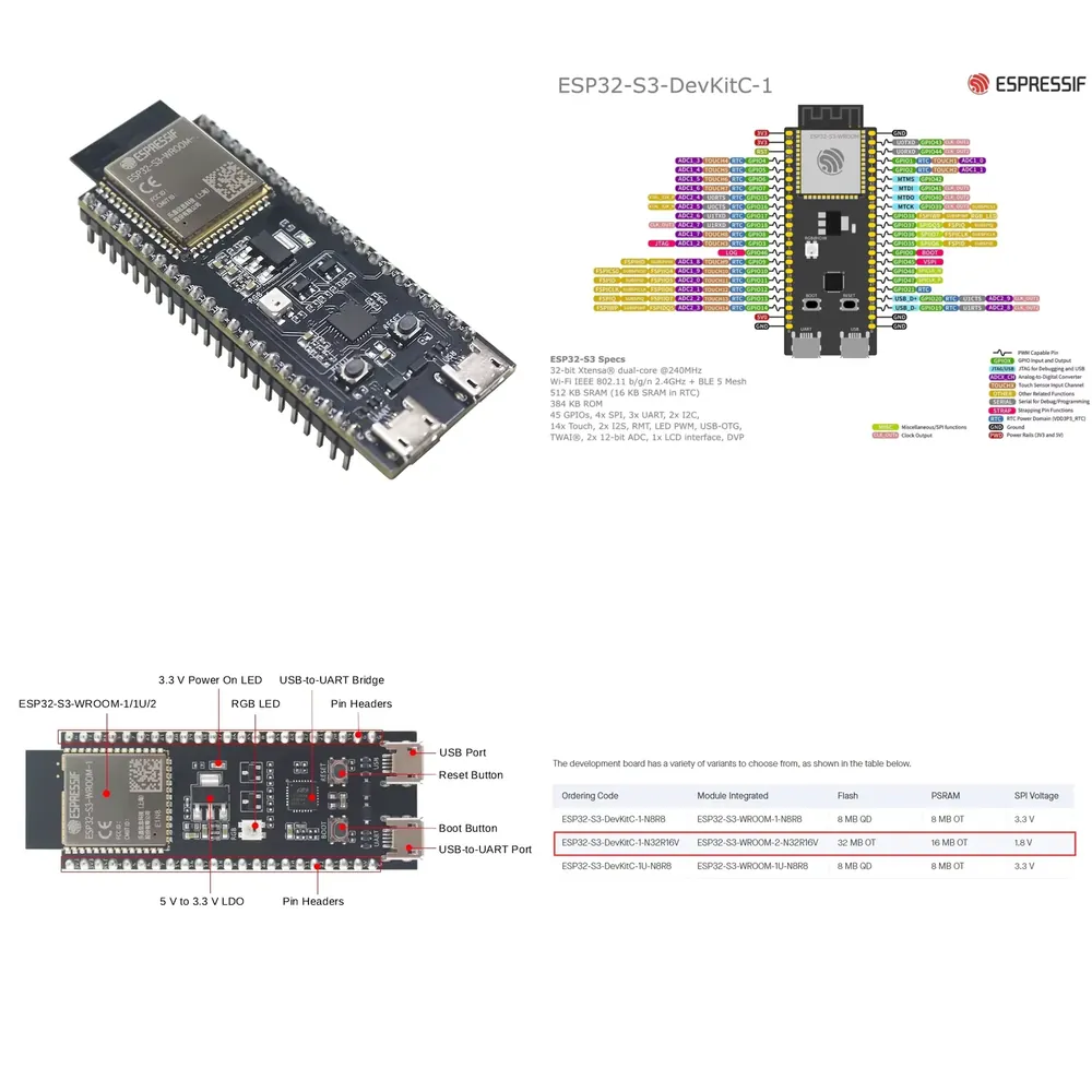 Espressif ESP32-S3-DevKitC-1 G - Esp32 Development Board incelemesi ve fiyatı