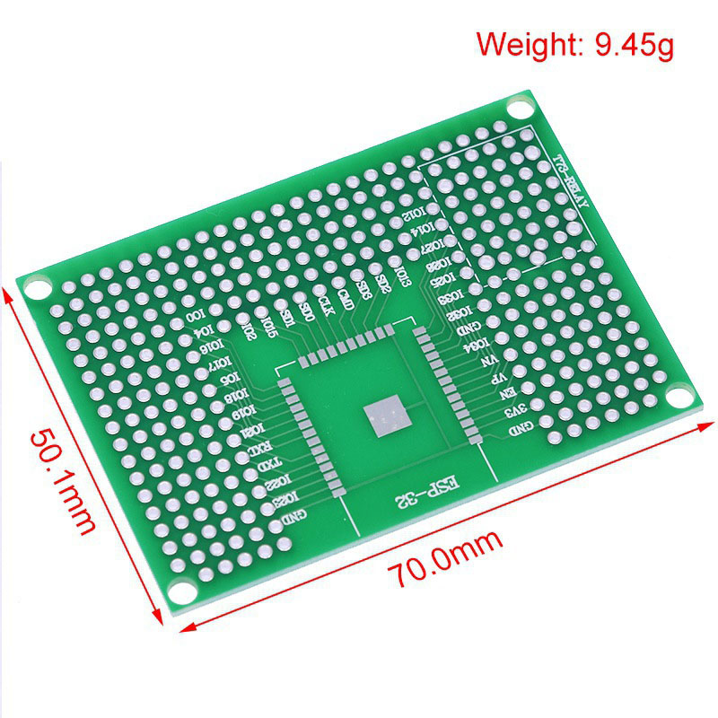 2 ~ 100 Adet 5X7 Çift Taraflı  - Esp8266 incelemesi ve fiyatı