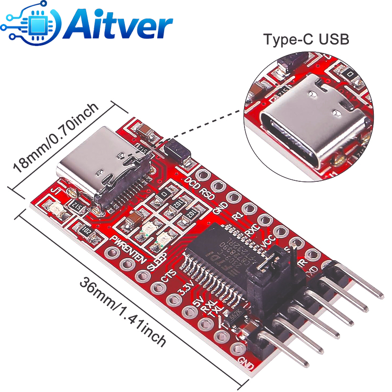 FT232RL CH340N Tip C USB'den T - Esp32 Uart Module incelemesi ve fiyatı